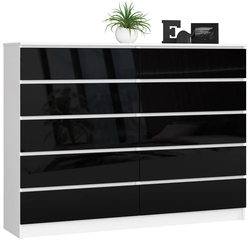 KOMODA K160 10SZ CLP PK CZARNY POŁYSK w sklepie Wasserman.eu