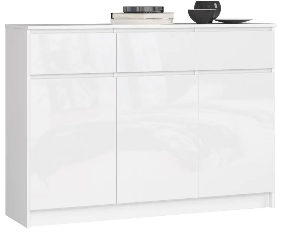 KOMODA K140 3D 3SZ CLP BIAŁY POŁYSK w sklepie Wasserman.eu