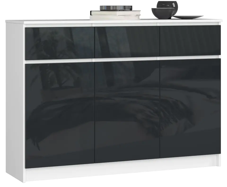 KOMODA K140 3D 3SZ CLP GRAFIT POŁYSK w sklepie Wasserman.eu
