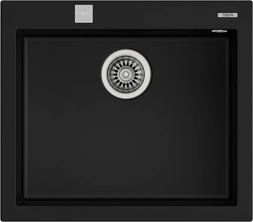 Sink inset FORSQUARE 50.40 TG czarny at Wasserman.eu