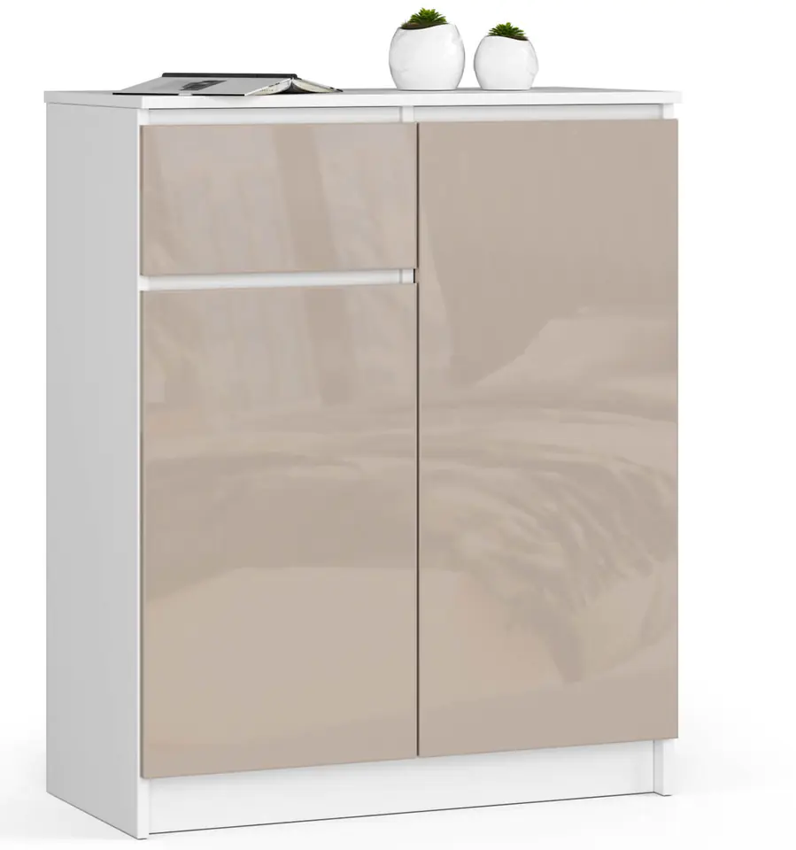 ⁨KOMODA K80 2D 1SZ CLP PK CAPPUCCINO POŁYSK⁩ w sklepie Wasserman.eu