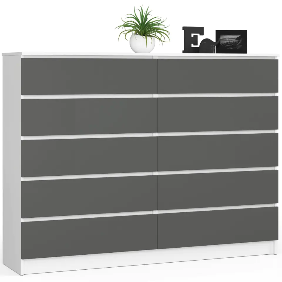 KOMODA K160 10SZ CLP PK BIAŁY / SZARY w sklepie Wasserman.eu