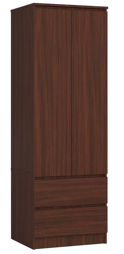 ⁨SZAFA STAR S 60 cm 2 DRZWI 2 SZUFLADY WENGE⁩ w sklepie Wasserman.eu