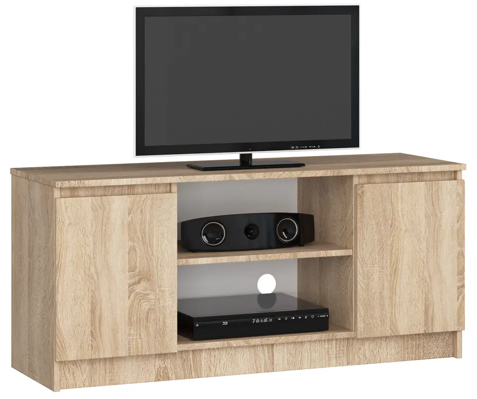 SZAFKA RTV 120 cm 2D 1P SONOMA w sklepie Wasserman.eu