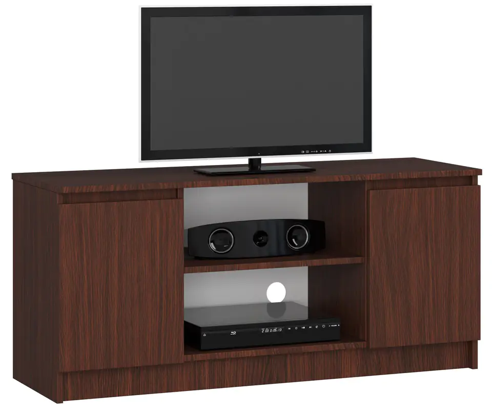 SZAFKA RTV 120 cm 2D 1P WENGE w sklepie Wasserman.eu