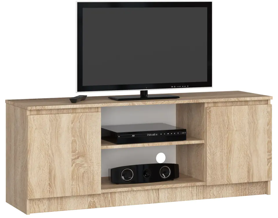 SZAFKA RTV 140 cm 2D 1P SONOMA w sklepie Wasserman.eu