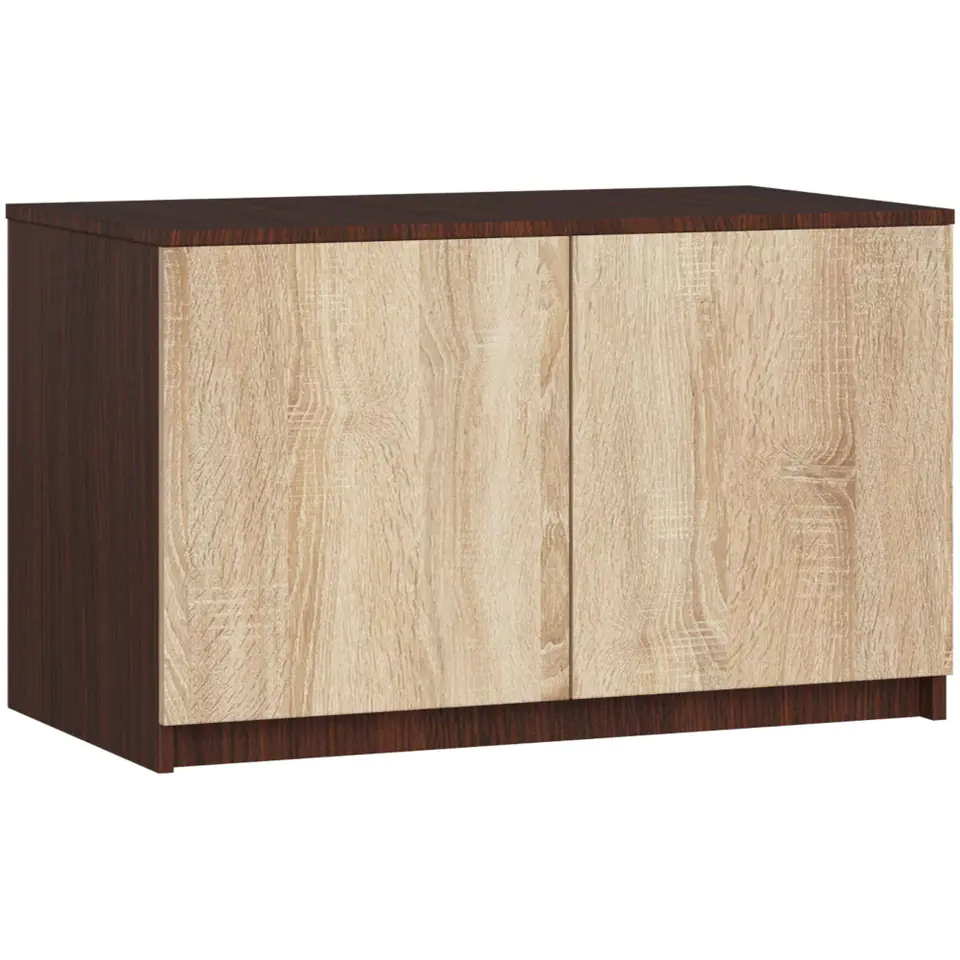 Nadstawka na szafę S 90 cm - wenge-dąb sonoma - 2 drzwi w sklepie Wasserman.eu