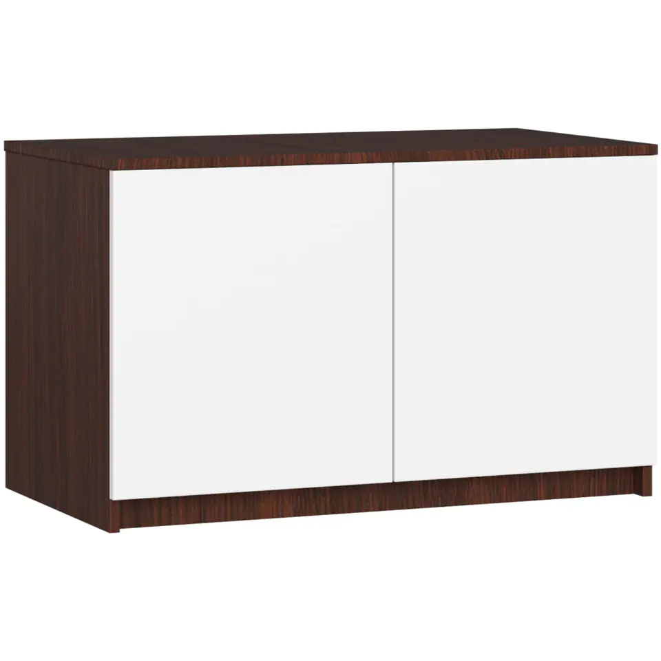 Nadstawka na szafę S 90 cm - wenge-biała - 2 drzwi w sklepie Wasserman.eu