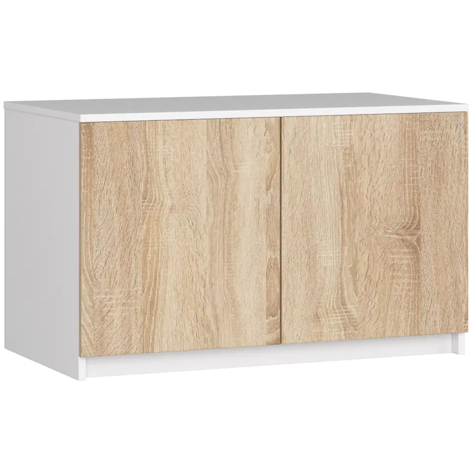 ⁨Wardrobe extension S 90 cm - white-oak sonoma - 2 doors⁩ at Wasserman.eu