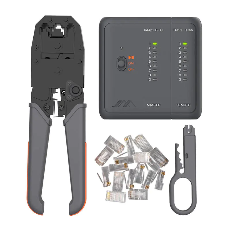 ⁨Jimi Home RJ45 Cable Tester JM-GTW5N , 5 in 1 Set⁩ at Wasserman.eu