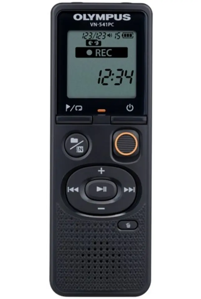 ⁨Voice recorder Olympus VN-541PC + one-way ME52⁩ at Wasserman.eu