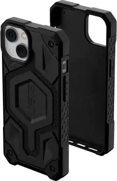 ⁨UAG Monarch - protective case for iPhone 14 compatible with MagSafe (kevlar-black)⁩ at Wasserman.eu