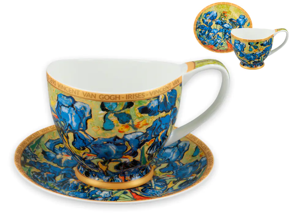 ⁨Big Vanessa Cup - V. van Gogh, Irises (CARMANI)⁩ at Wasserman.eu