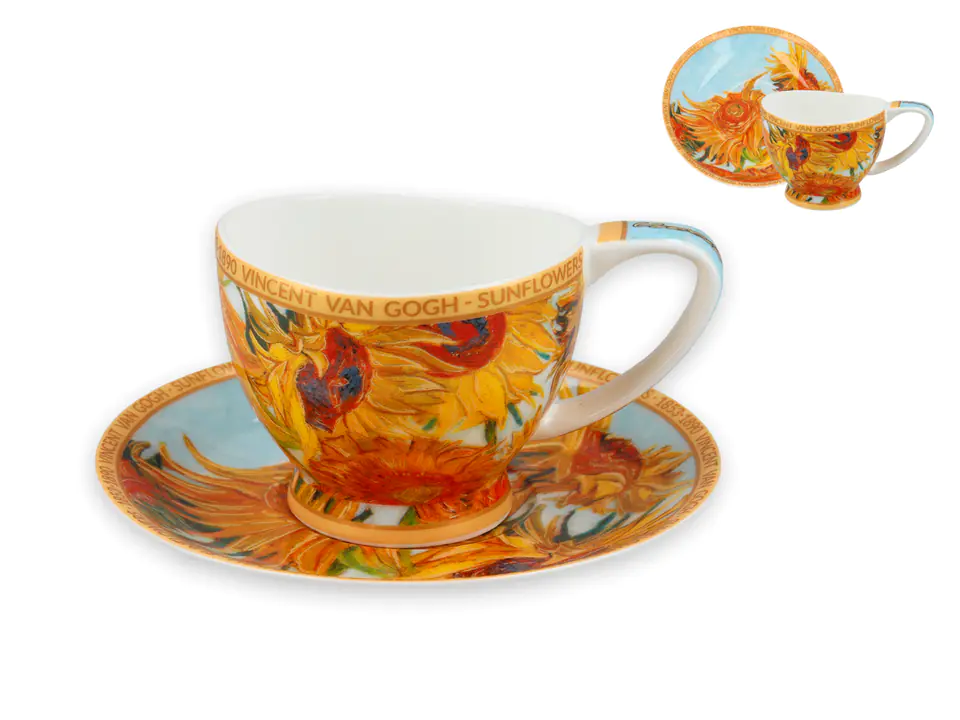 Filiżanka espresso Vanessa - V. van Gogh, Słoneczniki (CARMANI) w sklepie Wasserman.eu