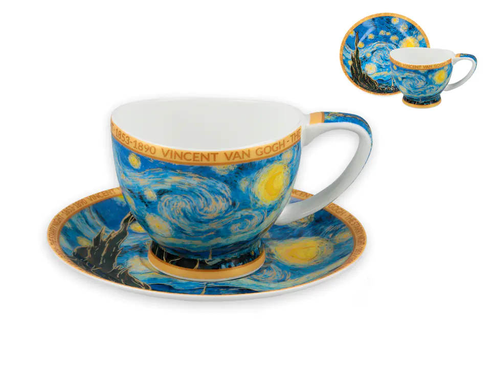 Filiżanka espresso Vanessa - V. van Gogh, Gwiaździsta Noc (CARMANI) w sklepie Wasserman.eu