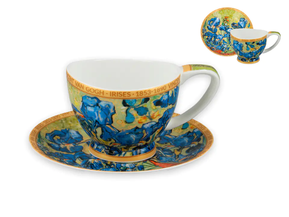 ⁨Filiżanka espresso Vanessa - V. van Gogh, Irysy (CARMANI)⁩ w sklepie Wasserman.eu