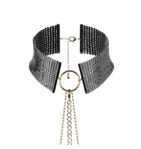 ⁨Bijoux Indiscrets - Désir Métallique Collar (czarna)⁩ w sklepie Wasserman.eu