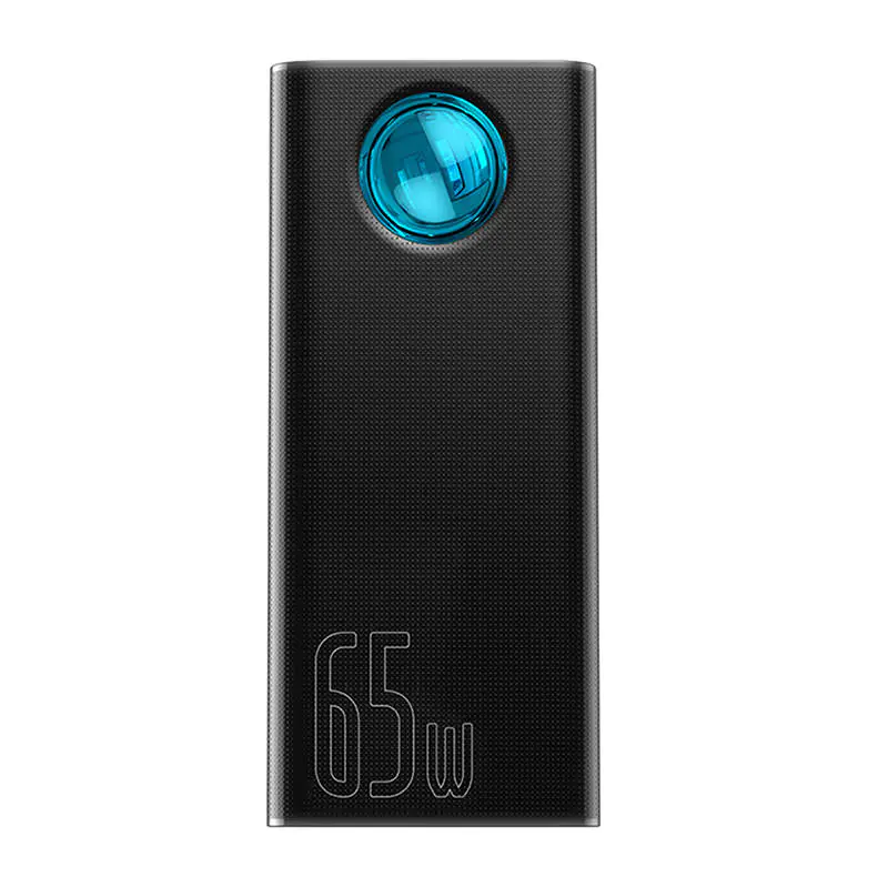 ⁨Powerbank Baseus Amblight 30000mAh, 4xUSB, USB-C, 65W (czarny)⁩ w sklepie Wasserman.eu