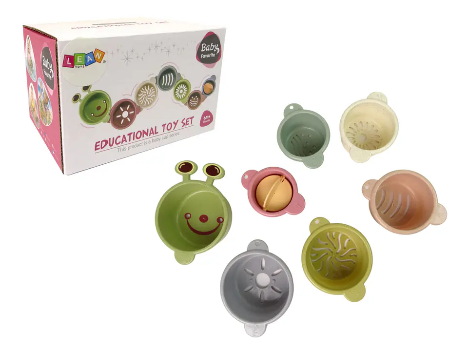 ⁨Educational Kit Bath Toys Caterpillar Various Holes⁩ at Wasserman.eu