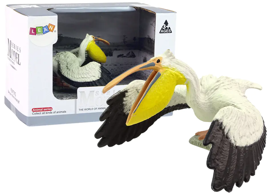 ⁨Duża Figurka Kolekcjonerska Pelikan Ptak Zwierzęta Świata⁩ w sklepie Wasserman.eu