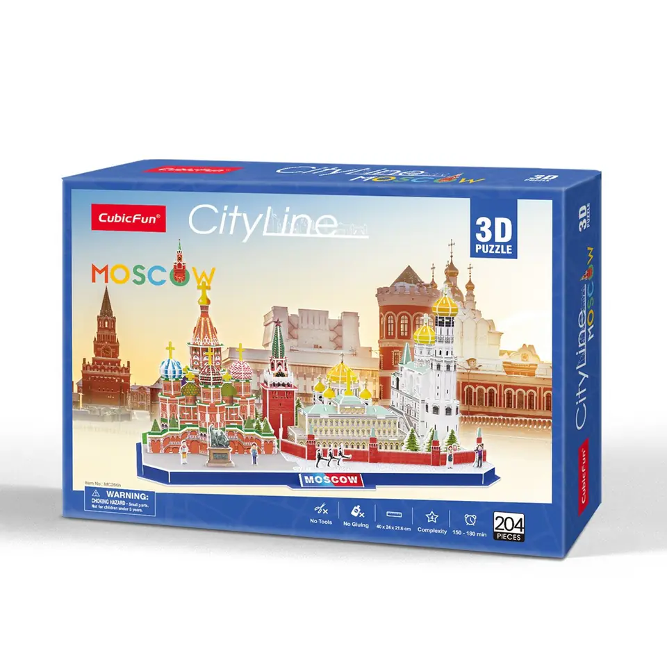 ⁨Puzzle 3D City Line Moscow⁩ at Wasserman.eu