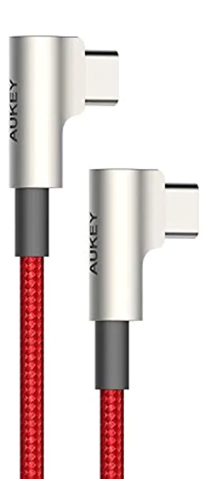 ⁨AUKEY CB-CMD37 Red OEM USB C - USB C Nylon Cab⁩ at Wasserman.eu