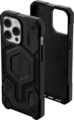 ⁨UAG Monarch - protective case for iPhone 14 Pro Max compatible with MagSafe (kevlar-black)⁩ at Wasserman.eu