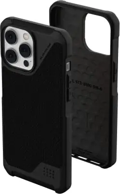 ⁨UAG Metropolis LT - protective case for iPhone 14 Pro Max compatible with MagSafe (kevlar-black)⁩ at Wasserman.eu