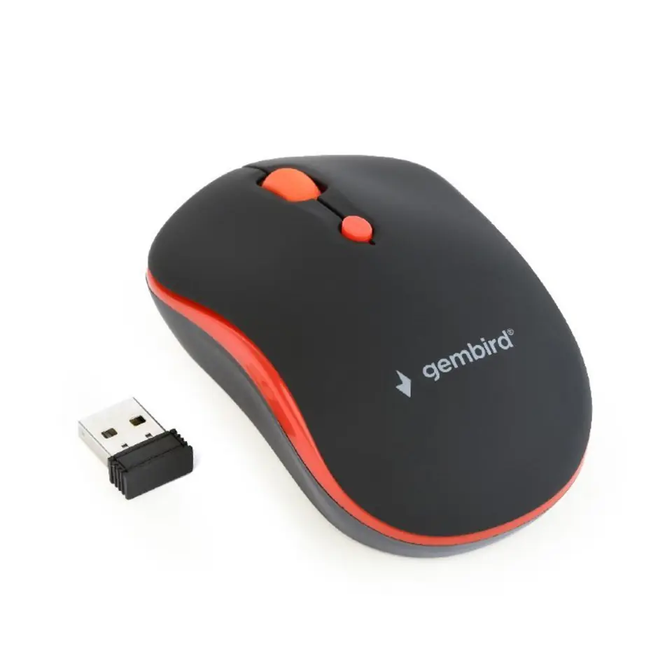 ⁨Wireless optical mouse black-red⁩ at Wasserman.eu