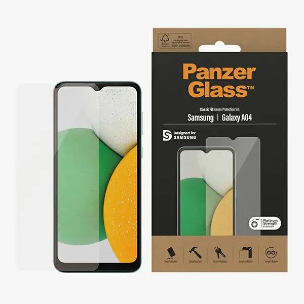 ⁨PanzerGlass Classic Fit Samsung A04 A045 Screen Protection 7312⁩ at Wasserman.eu