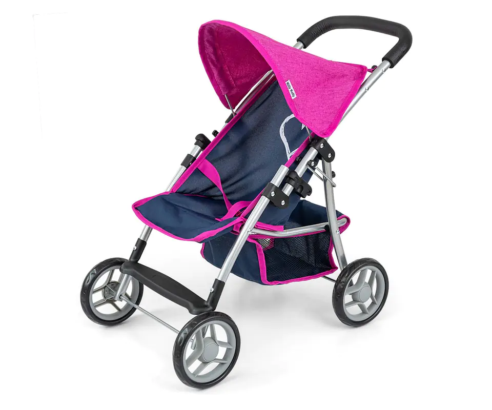 ⁨Milly Mally Doll Stroller Natalie Prestige Navy⁩ at Wasserman.eu