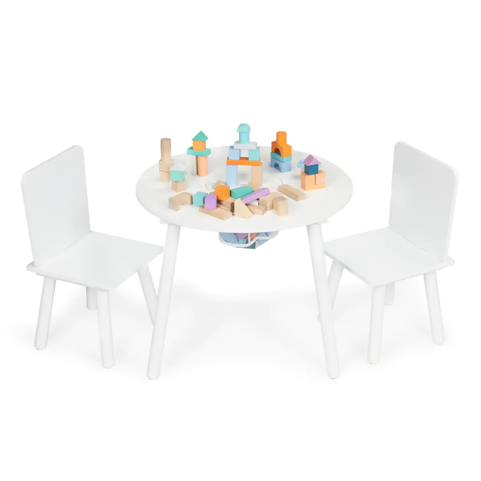 ⁨Table, table +2 chairs, children's furniture, set Ecotoys⁩ at Wasserman.eu