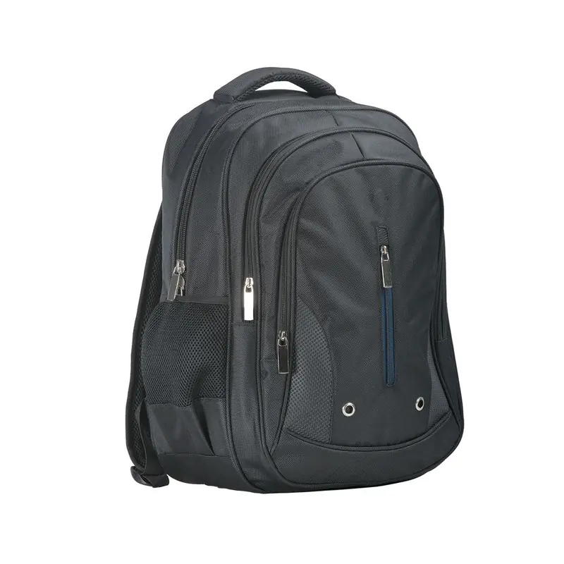 ⁨BACKPACK WITH THREE POCKETS BLACK B916⁩ at Wasserman.eu