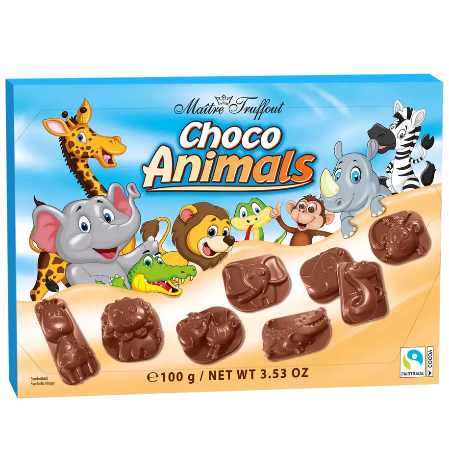 ⁨MaitreTruffout Choco Animals 100 g⁩ w sklepie Wasserman.eu