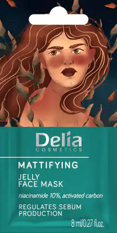 ⁨Delia Cosmetics Mattifying face mask - gel 8ml⁩ at Wasserman.eu