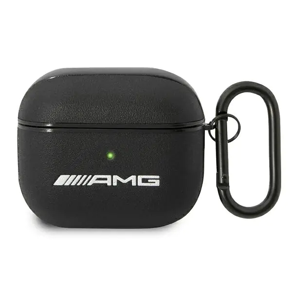 ⁨AMG AMA3SLWK AirPods 3 cover czarny/black Leather⁩ w sklepie Wasserman.eu