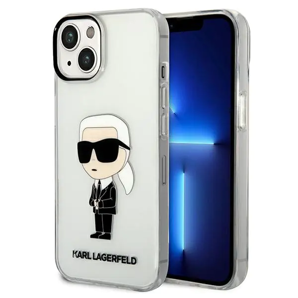 ⁨Karl Lagerfeld KLHCP14MHNIKTCT iPhone 14 Plus 6,7" transparent hardcase Ikonik Karl Lagerfeld⁩ at Wasserman.eu