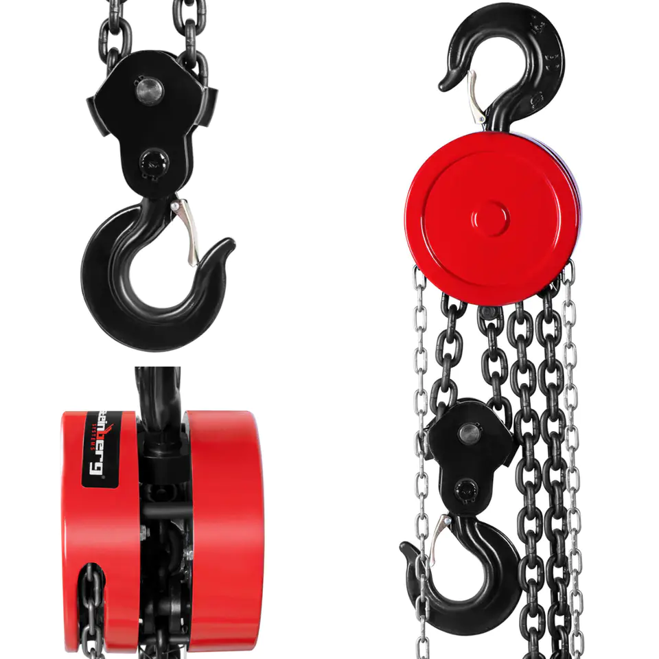 ⁨Winch Chain Winch Manual Chain Hoist 5000kg / 3m⁩ at Wasserman.eu