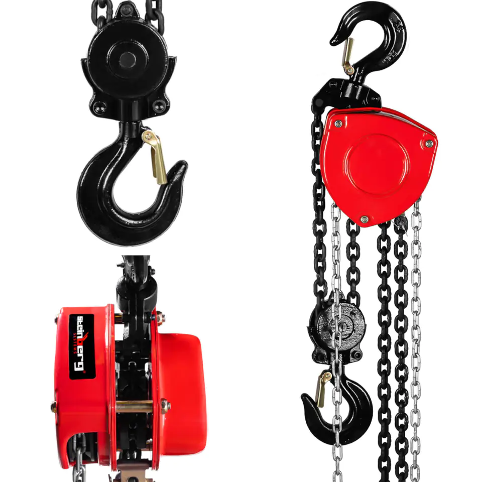 ⁨Winch Chain Winch Chain Hoist 3000 kg / 5 m⁩ at Wasserman.eu