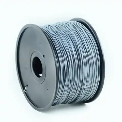 ⁨Filament for 3D printer PLA/1.75mm/silver⁩ at Wasserman.eu