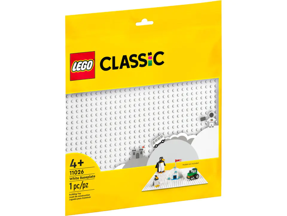 ⁨LEGO Biała płytka konstrukcyjna LEGO Classic 11026⁩ w sklepie Wasserman.eu