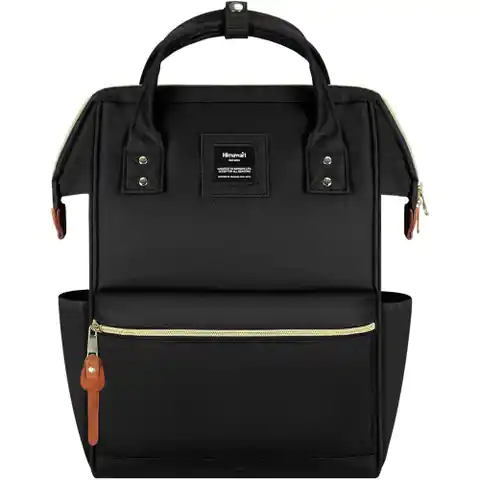 ⁨Plecak wodoodporny Himawari na laptopa 13,3" Travel Backpack pokrowiec Futerał z portem USB czarny⁩ w sklepie Wasserman.eu