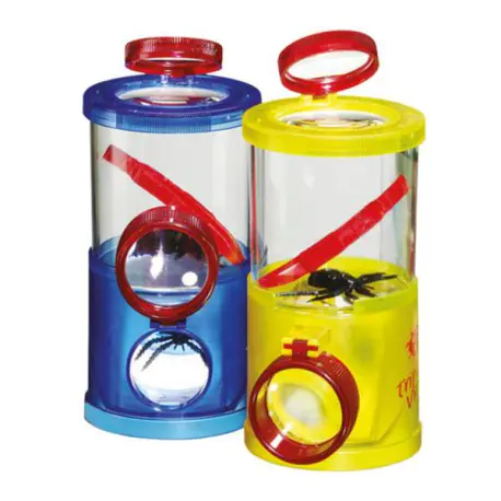 ⁨Insect observation container with three magnifying glasses, plastic spider⁩ at Wasserman.eu