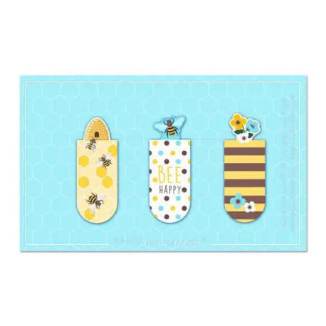 ⁨Magnetic bookmarks - bees⁩ at Wasserman.eu