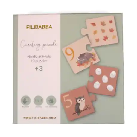 ⁨Filibabba puzzle to learn to count Nordic animals⁩ at Wasserman.eu