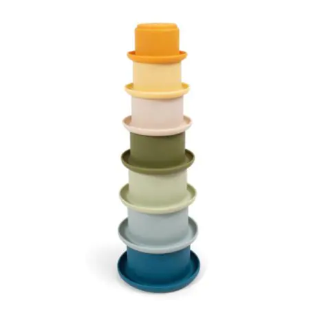 ⁨Filibabba silicone play cups 7pcs. Blue⁩ at Wasserman.eu