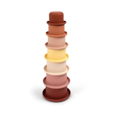 ⁨Filibabba silicone play cups 7pcs. Rose⁩ at Wasserman.eu