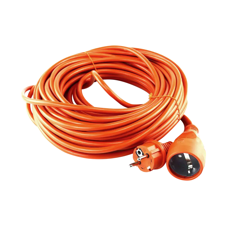 ⁨Gartenverlängerungskabel orange gekapselt, 1x2P+Z (schuko) 40m, H05VV-F 3x1,5mm?, 230VAC/16A⁩ im Wasserman.eu