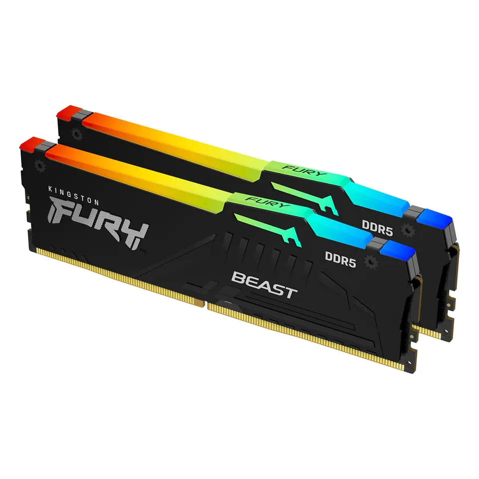 Kingston Technology FURY Beast RGB memory module 64 GB 2 x 32 GB DDR5 5600 MHz at Wasserman.eu