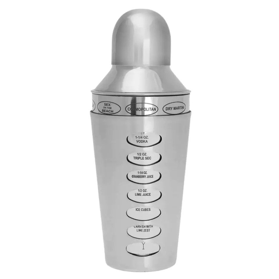 ⁨BARTENDING SHAKER WITH RECIPES 600ml KINGHOFF KH-1393⁩ at Wasserman.eu